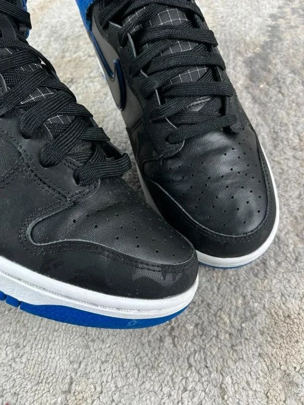 Nike Retro Dunk High Black Navy Blue Camo Royal Sneakers Size 40EU – photo 7